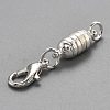 Brass Magnetic Clasps Converter KK-O134-06S-3
