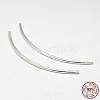 Tube 925 Sterling Silver Beads STER-O021-A-07-4