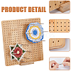 Square Bamboo Crochet Blocking Board DIY-WH0304-909-3