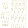 CHGCRAFT 400Pcs 2 Size Iron Earring Hoop Earring Findings IFIN-CA0001-58-1