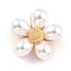 Alloy Resin Imitation Pearl Brooches JEWB-O009-13-1