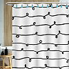 Olycraft 12Pcs Iron Shower Curtain Rings for Bathroom HJEW-OC0001-23-4