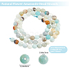 Beebeecraft 2 Strands Natural Flower Amazonite Beads Strands G-BBC0001-40-2