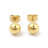 PVD Vacuum Plating 304 Stainless Steel Stud Earrings for Women EJEW-C120-13G-1