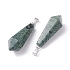 Natural Kambaba Jasper Pointed Pendants G-I314-02P-17-3