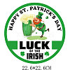 Saint Patrick's Day Theme PET Sublimation Stickers PW-WG82990-03-1