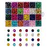 24 Colors Transparent Crackle Glass Beads CCG-X0011-03-6x8mm-1