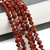 Natural Red Jasper Beads Strands G-A257-A22-01-2