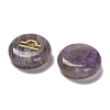 12 Constellation Natural Amethyst Cabochons Set G-Q190-03D-2