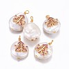 Natural Cultured Freshwater Pearl Pendants PEAR-L027-57-2