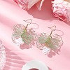 Acrylic Leaf Dangle Earrings EJEW-JE06183-02-2