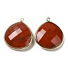 Natural Red Jasper Pendants G-B009-07G-T-1