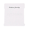 Cardboard Paper Jewelry Display Cards for Hair Ties Storage CDIS-N004-07-3
