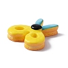 Campus Themed Opaque Resin Cabochons CRES-CJC0007-28-3
