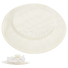 Imitation Linen Cloth Hat Fascinator Base AJEW-WH0314-493-1