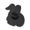 Animal Black Alloy Brooches JEWB-Z027-02D-2