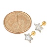 Star Glass & Polymer Clay Rhinestone Ear Fake Plugs EJEW-H105-29G-6