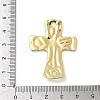 Alloy Textured Religion Cross Links Connector Charms FIND-Z127-01G-04-3