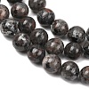 Natural Fluorescent Syenite Rock(Glow under UV Light) Beads Strands GG-NH0012-A01-10mm-3