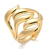 304 Stainless Steel Open Cuff Rings for Unisex RJEW-Q003-05G-2