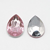 Acrylic Rhinestone Pointed Back Cabochons GACR-Q013-13x18-09-2