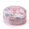 Pink Unicorn Printed Tinplate Candles DIY-P009-A08-3