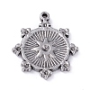 Tarnish Resistant 304 Stainless Steel Pendant Rhinestone Cabochons STAS-P288-15P-1