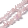 Natural Rose Quartz Beads Strands G-O049-B-36-4