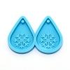 Christmas DIY Pendant Earring Silicone Molds DIY-TAC0012-06-1