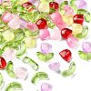 100Pcs 6 Colors Handmade Lampwork Beads LAMP-CJ0001-44-3