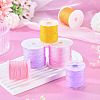 6Rolls 6 Colors Nylon Braided Cord NWIR-TA0001-46B-5