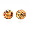 Alloy Enamel Beads KK-N238-083-1