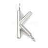 304 Stainless Steel Letter Connector Charms LS-STAS-M108-01P-11-1