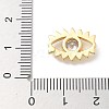 Rack Plating Brass Micro Pave Clear Cubic Zirconia Cabochons KK-L224-022G-3