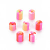Fixed Mixed 3 Style Handmade Polymer Clay Beads CLAY-S096-012A-4