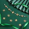 12Pcs 3 Style PVD Vacuum Plating 201 Stainless Steel Links STAS-UN0031-45-3