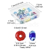 30Pcs Handmade Evil Eye Lampwork Beads LAMP-FS0001-24-4