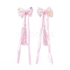 Bowknot Long Ribbon Alligator Hair Clip PHAR-D013-03A-2