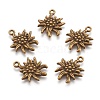 Tibetan Style Alloy Pendants X-TIBEP-A113357-AB-FF-1