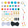 DIY Keychain Bracelet Making Kit DIY-TA0004-19-20