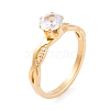 304 Stainless Steel Diamond Finger Ring for Women RJEW-C086-22-G-1