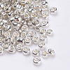 Plated Glass Seed Beads SEED-Q025-2mm-D02-2