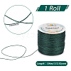   1 Roll Round Waxed Polyester Cords YC-PH0002-44E-2