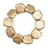 Czech Pressed Glass Beads GLAA-I061-34-2