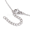 304 Stainless Steel Cable China Necklaces NJEW-JN04869-02-6