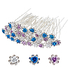 60Pcs 3 Colors Alloy Hair Forks OHAR-PH0001-21-1
