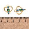 304 Stainless Steel Rhinestone Pendants RB-CBAC830-01G-3