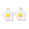 Alloy Enamel Pendants ENAM-O001-06A-G-1