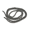 Electroplated Synthetic Non-Magnetic Hematite Beads Strands G-C136-K01-03-2