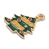 Christmas Theme Alloy Enamel Pendants ENAM-Z019-01H-2